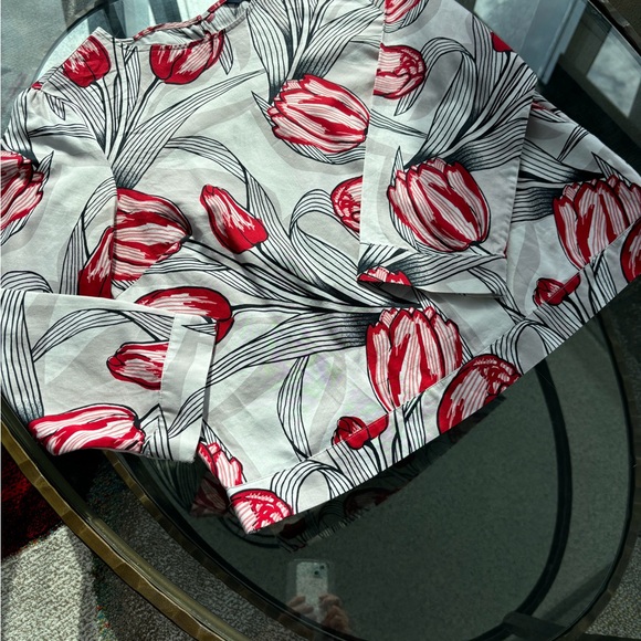 Brooks Brothers cropped blouse - Picture 2 of 6